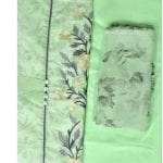 Sublime W Poly Chanderi Embroidered Salwar Suit Material (Unstitched)