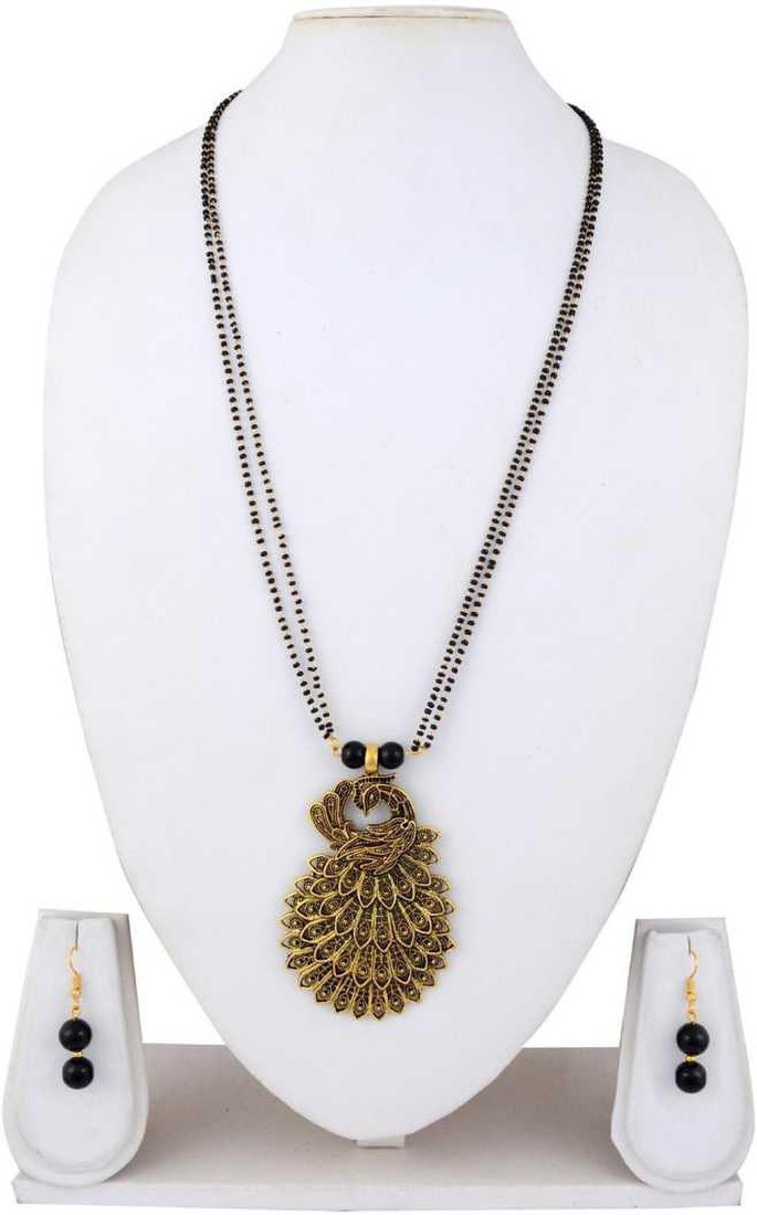 Sublime W Alloy Black Jewellery Set – Black