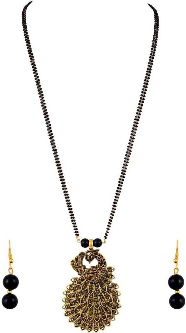 Sublime W Alloy Black Jewellery Set – Black – view 2