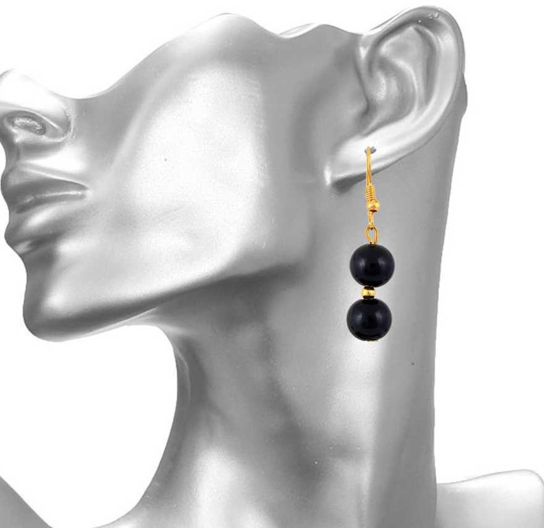 Sublime W Alloy Black Jewellery Set – Black – view 3