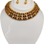 Sublime w alloy gold jewellery set gold