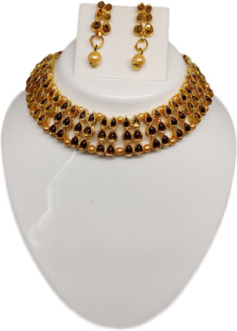 Sublime W Alloy Gold Jewellery Set – Gold