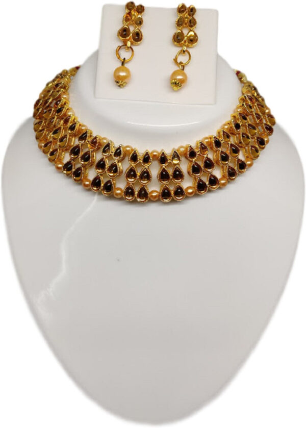 Sublime W Alloy Gold Jewellery Set – Gold