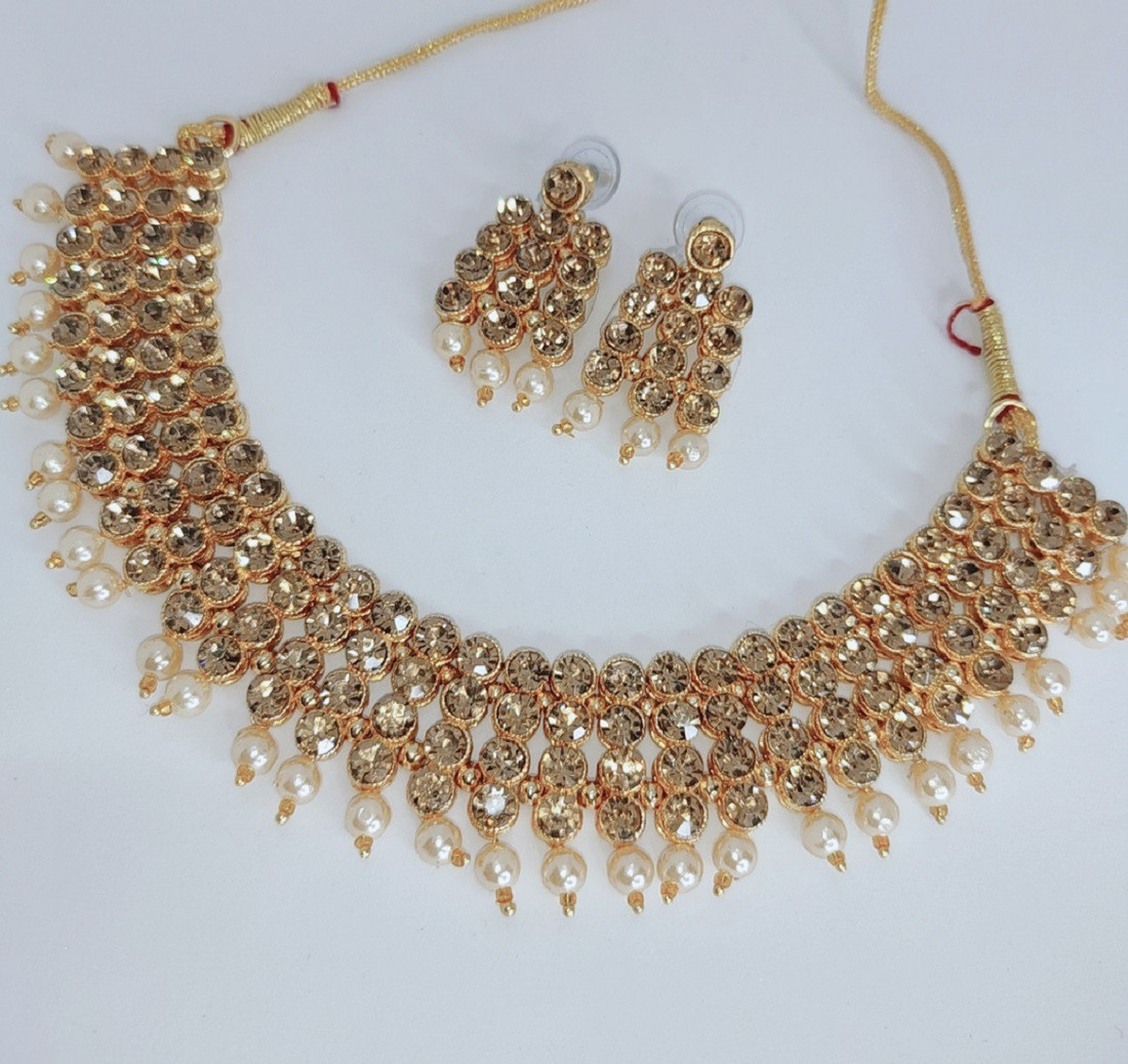 Sublime W Alloy Gold-plated Gold Jewellery Set – Gold – view 3