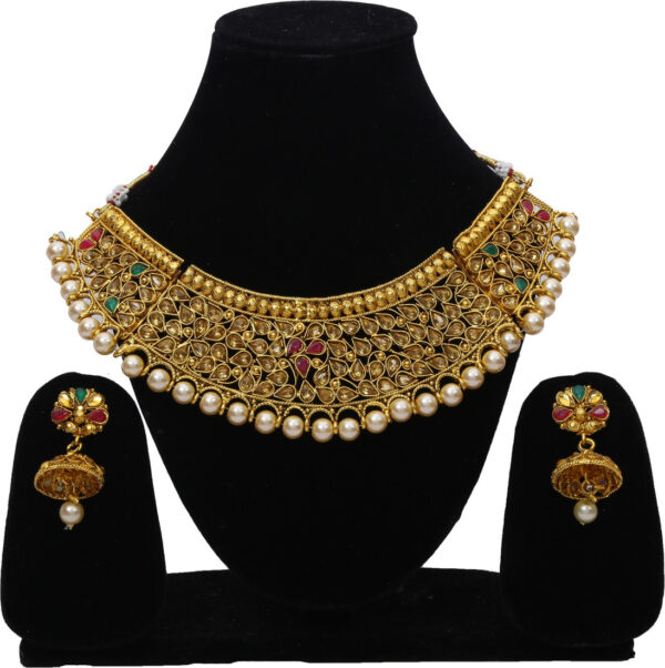 Sublime W Alloy Gold-plated Gold, Multicolor Jewellery Set – Multicolor