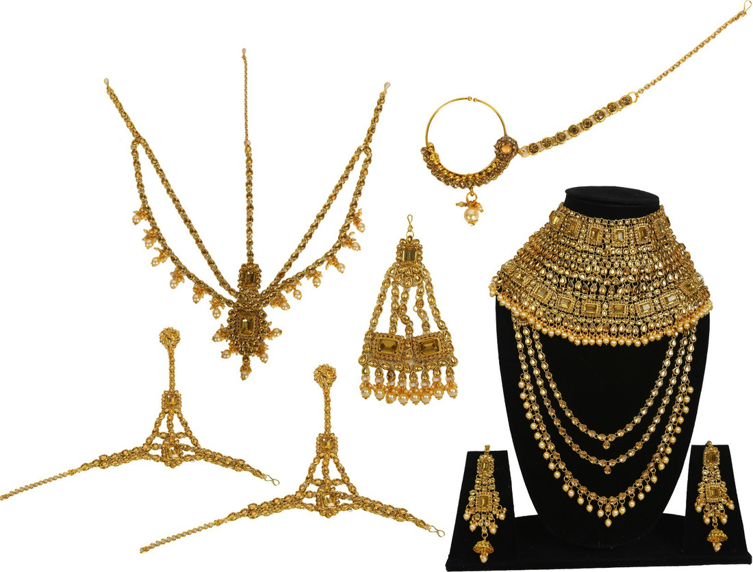 Sublime W Alloy Jewel Set (Gold) – Gold
