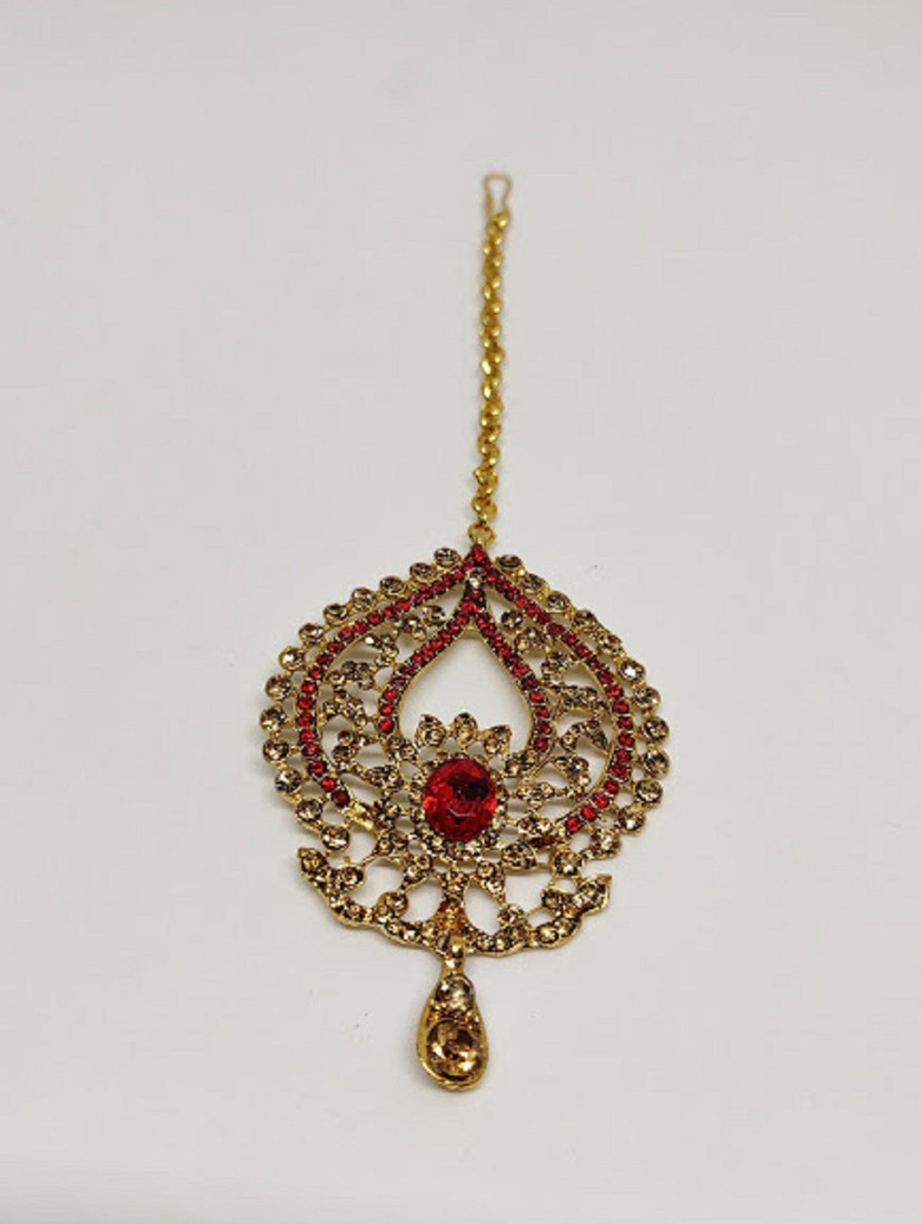 Sublime W Alloy Red Jewellery Set – Red – view 2
