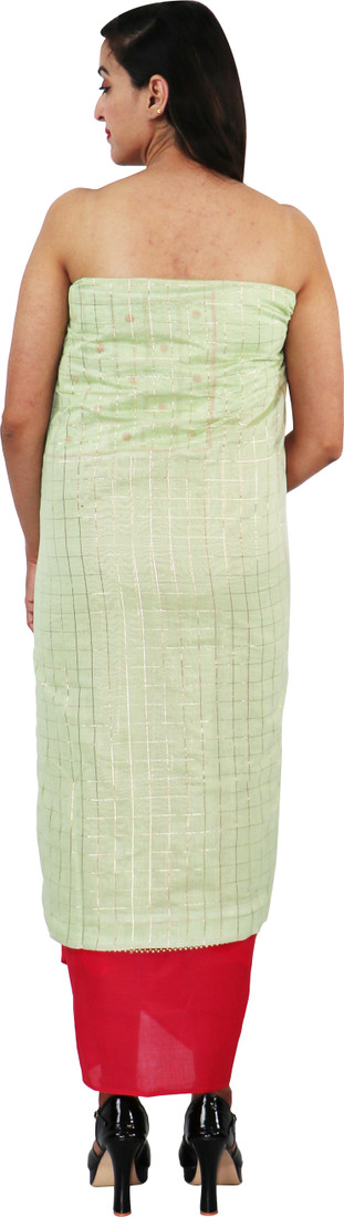 Sublime W Chanderi Embroidered Suit Fabric – Light Green – view 2