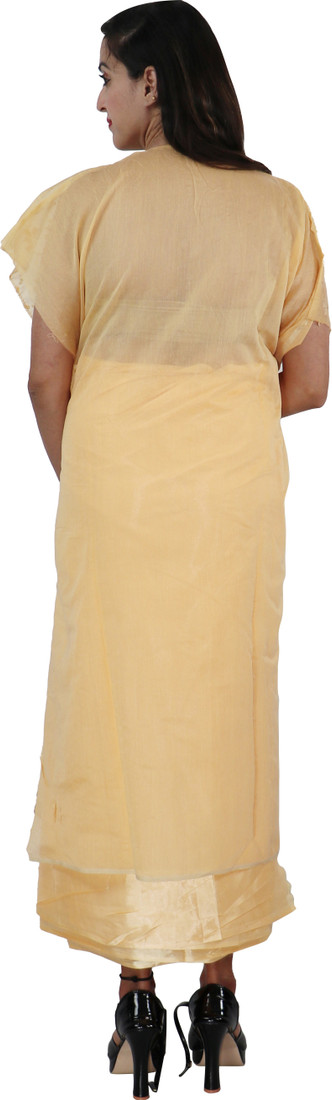 Sublime W Chanderi Floral Print Suit Fabric () – Light Yellow – view 2