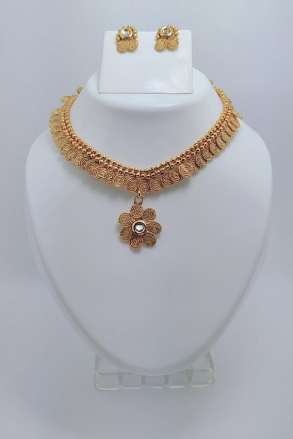 Sublime W Copper Gold Jewellery Set (Pack of 1) – Gold