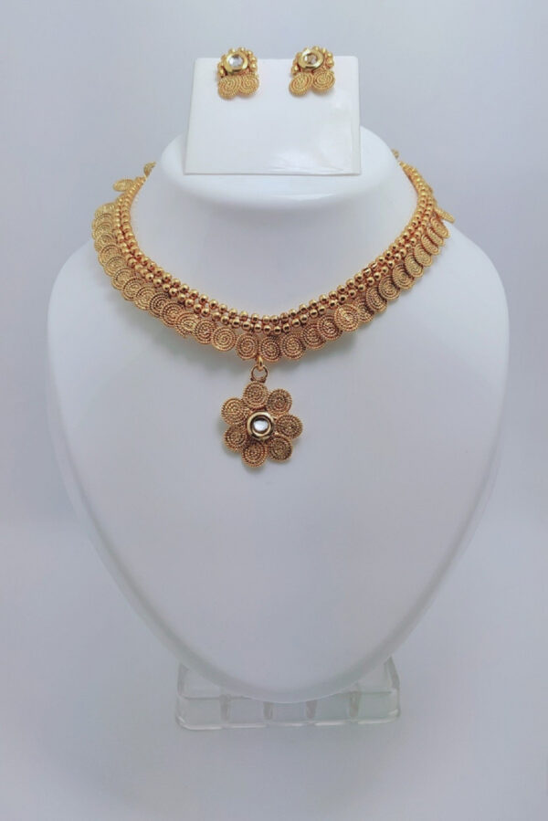 Sublime W Copper Gold Jewellery Set (Pack of 1) – Gold