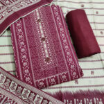 Sublime w cotton salwar suit material unstitched maroon