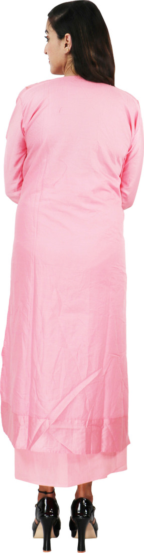 Sublime W Polycotton Embellished Salwar Suit Material () – Pink – view 2
