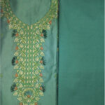 Sublime w polycotton embroidered salwar suit material green