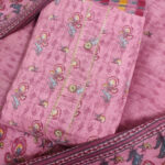 Sublime w polycotton floral print salwar suit material pink