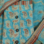 Sublime w polycotton printed salwar suit material blue
