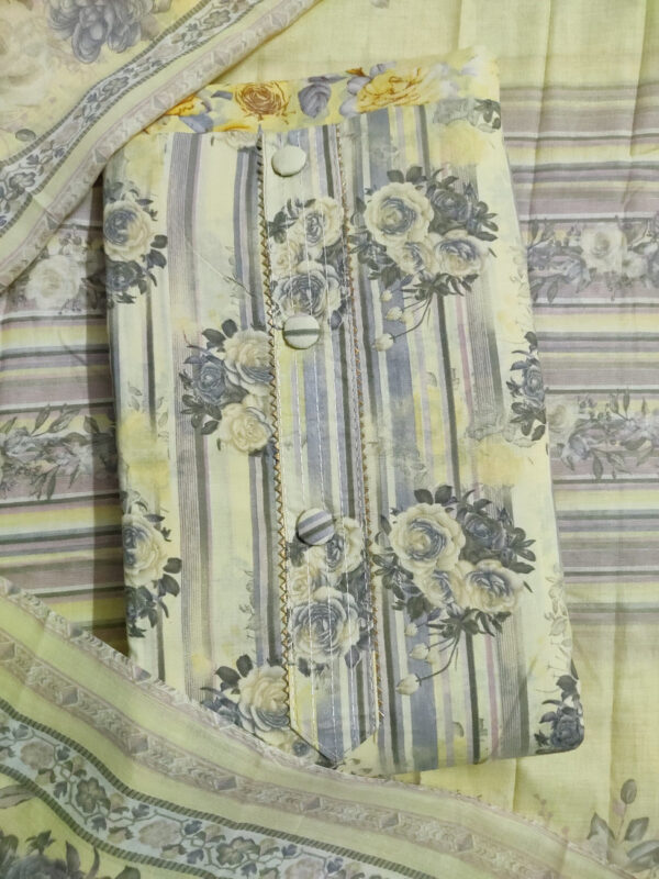 Sublime W Polycotton Printed Salwar Suit Material – Lemon