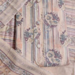 Sublime w polycotton printed salwar suit material light orange