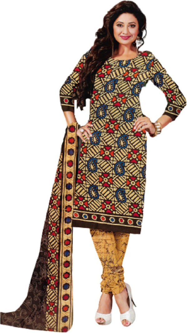 Sublime W Polycotton Printed Salwar Suit Material () – Multicolor