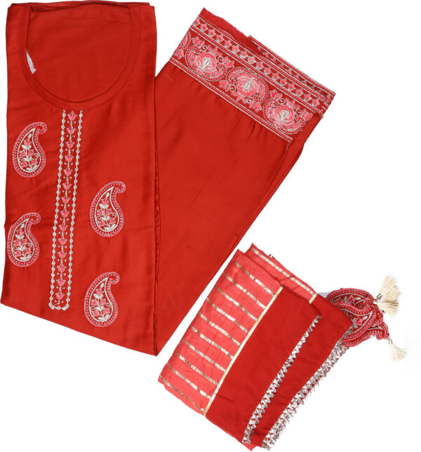 Sublime W Cotton Blend Embroidered Salwar Suit Material