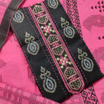 Sublime w polycotton embroidered salwar suit material pink black