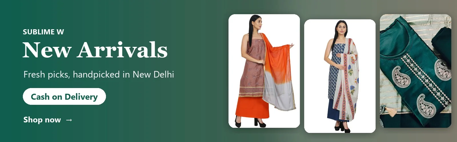 Sublime W New Arrivals — Fresh picks, handpicked in New Delhi